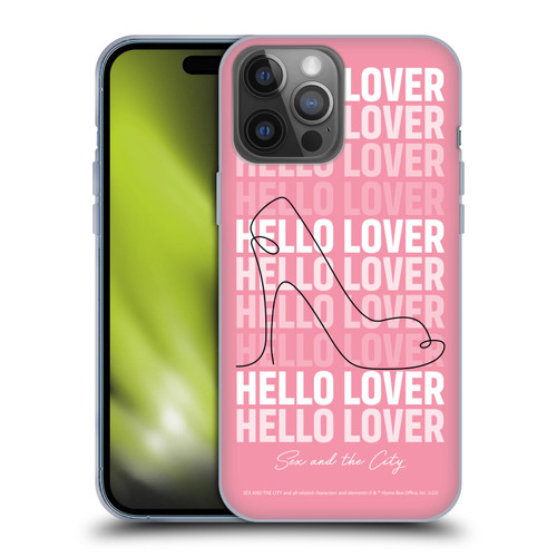 Sex and The City: Television Series Characters Hello Lover Carrie Soft Gel Case for Apple iPhone 14 Pro Max