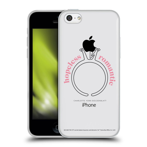 Sex and The City: Television Series Characters Hopeless Romantic Charlotte Soft Gel Case for Apple iPhone 5c