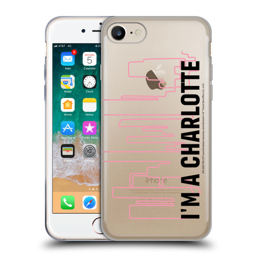Sex and The City: Television Series Characters Charlotte Soft Gel Case for Apple iPhone 7 / 8 / SE 2020 & 2022