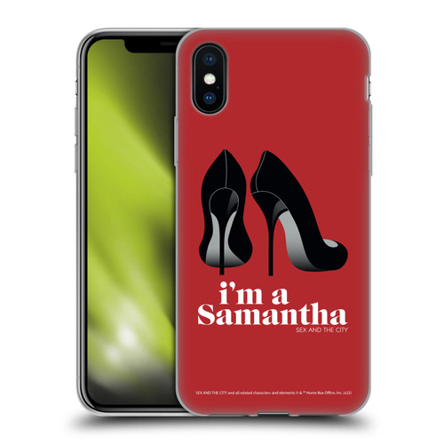 Sex and The City: Television Series Characters I'm A Samantha Soft Gel Case for Apple iPhone X / iPhone XS