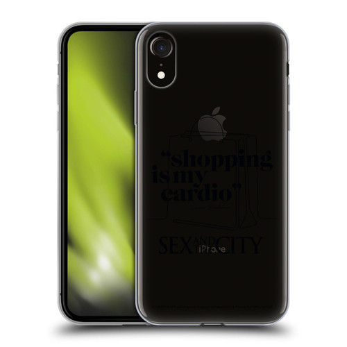 Sex and The City: Television Series Characters Shopping Cardio Carrie Soft Gel Case for Apple iPhone XR