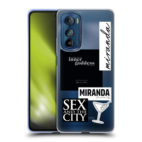 Sex and The City: Television Series Characters Inner Goddess Miranda Soft Gel Case for Motorola Edge 30