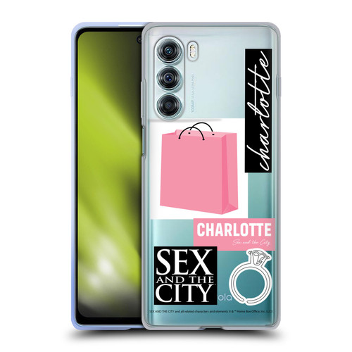 Sex and The City: Television Series Characters Shopping Bag Charlotte Soft Gel Case for Motorola Edge S30 / Moto G200 5G