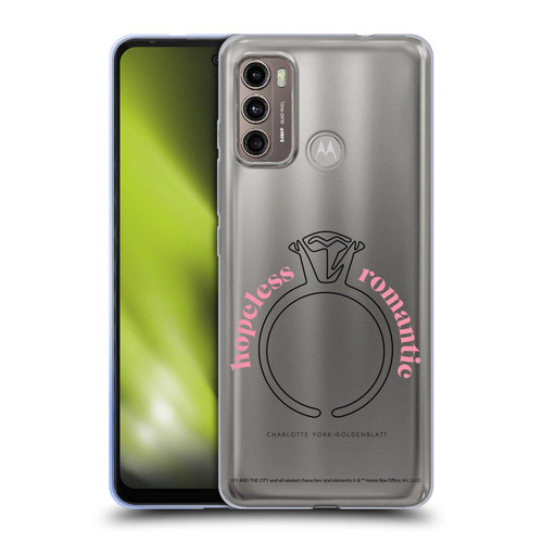 Sex and The City: Television Series Characters Hopeless Romantic Charlotte Soft Gel Case for Motorola Moto G60 / Moto G40 Fusion