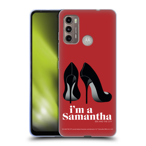 Sex and The City: Television Series Characters I'm A Samantha Soft Gel Case for Motorola Moto G60 / Moto G40 Fusion