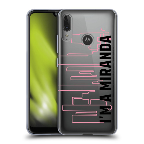 Sex and The City: Television Series Characters Miranda Soft Gel Case for Motorola Moto E6 Plus