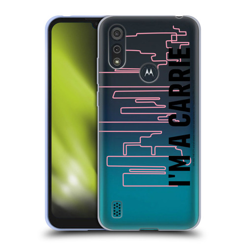 Sex and The City: Television Series Characters Carrie Soft Gel Case for Motorola Moto E6s (2020)