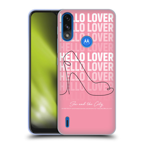 Sex and The City: Television Series Characters Hello Lover Carrie Soft Gel Case for Motorola Moto E7 Power / Moto E7i Power