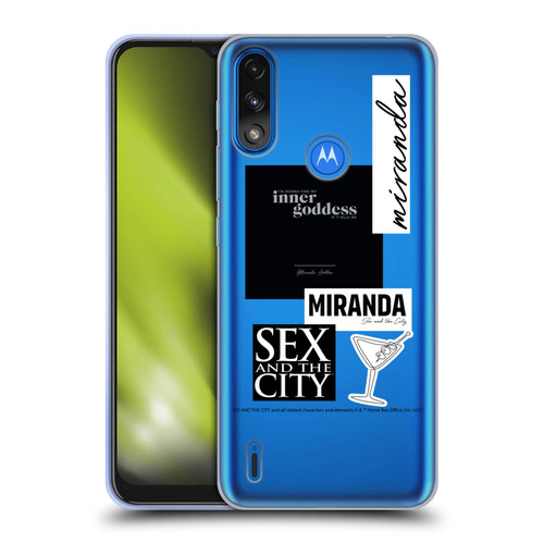 Sex and The City: Television Series Characters Inner Goddess Miranda Soft Gel Case for Motorola Moto E7 Power / Moto E7i Power