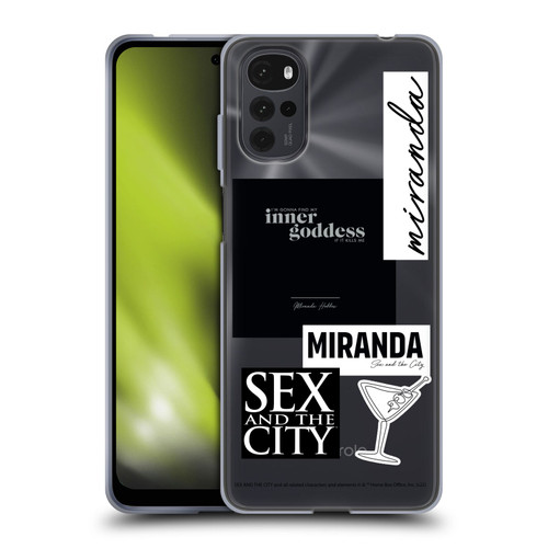 Sex and The City: Television Series Characters Inner Goddess Miranda Soft Gel Case for Motorola Moto G22