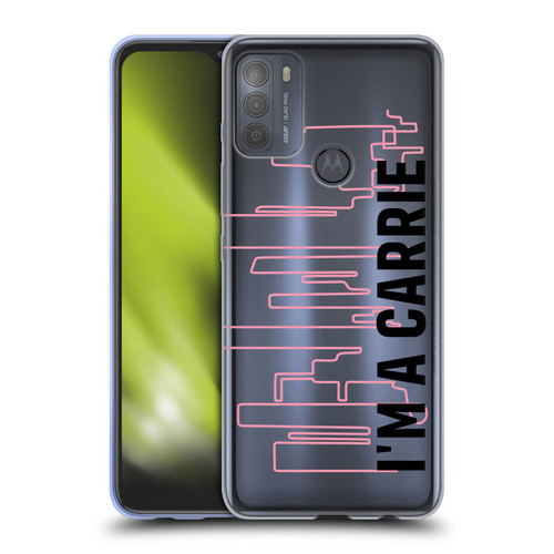 Sex and The City: Television Series Characters Carrie Soft Gel Case for Motorola Moto G50