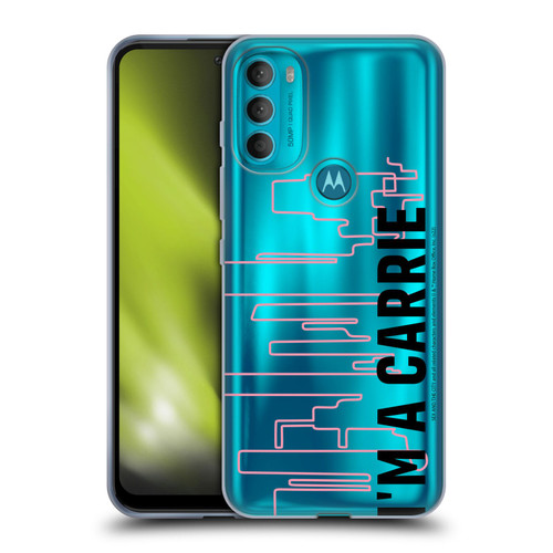 Sex and The City: Television Series Characters Carrie Soft Gel Case for Motorola Moto G71 5G