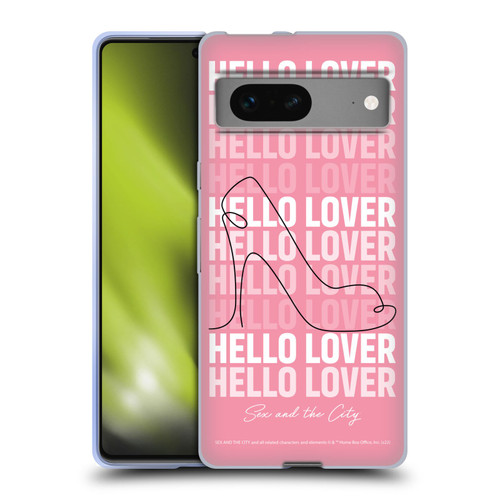 Sex and The City: Television Series Characters Hello Lover Carrie Soft Gel Case for Google Pixel 7