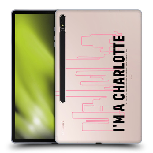 Sex and The City: Television Series Characters Charlotte Soft Gel Case for Samsung Galaxy Tab S8 Plus