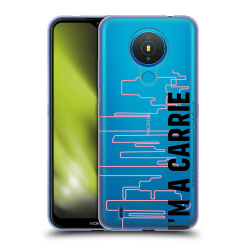 Sex and The City: Television Series Characters Carrie Soft Gel Case for Nokia 1.4