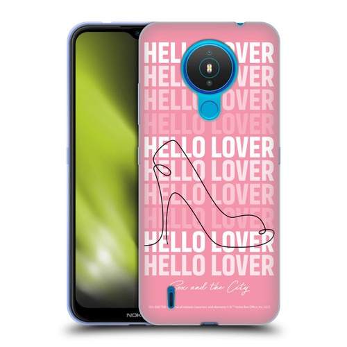 Sex and The City: Television Series Characters Hello Lover Carrie Soft Gel Case for Nokia 1.4