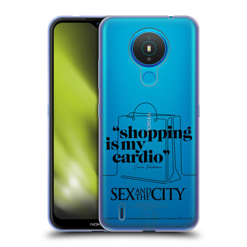 Sex and The City: Television Series Characters Shopping Cardio Carrie Soft Gel Case for Nokia 1.4