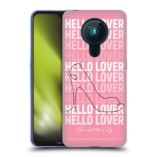 Sex and The City: Television Series Characters Hello Lover Carrie Soft Gel Case for Nokia 5.3