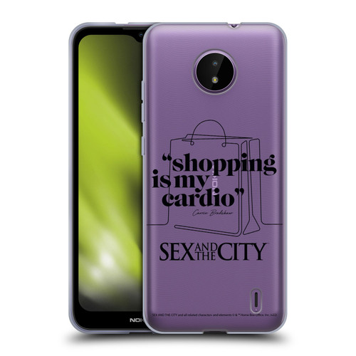 Sex and The City: Television Series Characters Shopping Cardio Carrie Soft Gel Case for Nokia C10 / C20