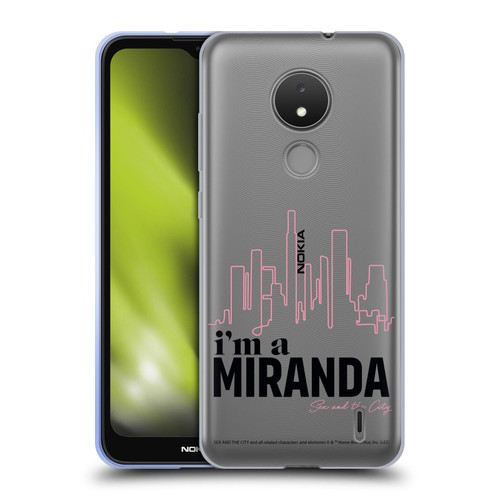 Sex and The City: Television Series Characters I'm A Miranda Soft Gel Case for Nokia C21