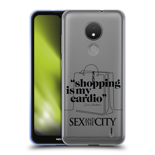 Sex and The City: Television Series Characters Shopping Cardio Carrie Soft Gel Case for Nokia C21
