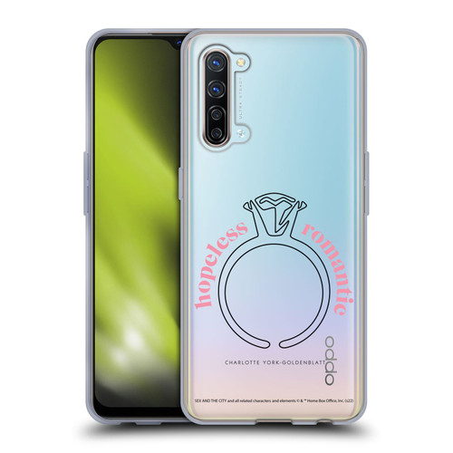 Sex and The City: Television Series Characters Hopeless Romantic Charlotte Soft Gel Case for OPPO Find X2 Lite 5G