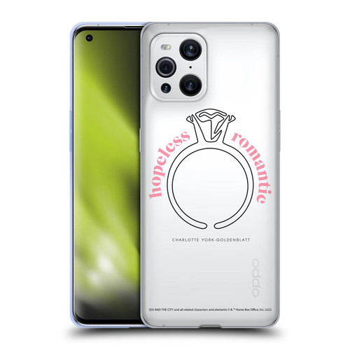 Sex and The City: Television Series Characters Hopeless Romantic Charlotte Soft Gel Case for OPPO Find X3 / Pro