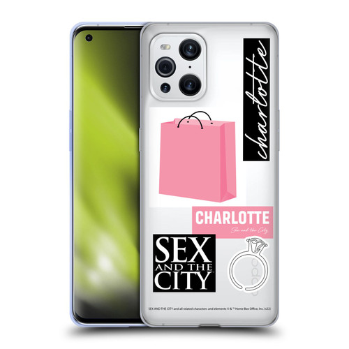 Sex and The City: Television Series Characters Shopping Bag Charlotte Soft Gel Case for OPPO Find X3 / Pro
