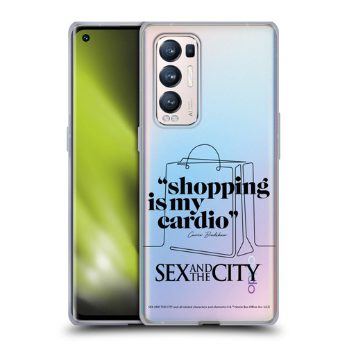 Sex and The City: Television Series Characters Shopping Cardio Carrie Soft Gel Case for OPPO Find X3 Neo / Reno5 Pro+ 5G