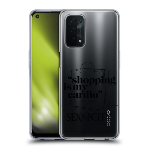 Sex and The City: Television Series Characters Shopping Cardio Carrie Soft Gel Case for OPPO A54 5G