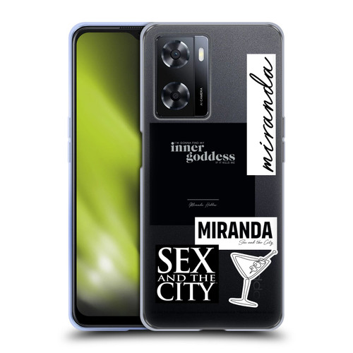Sex and The City: Television Series Characters Inner Goddess Miranda Soft Gel Case for OPPO A57s