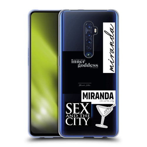 Sex and The City: Television Series Characters Inner Goddess Miranda Soft Gel Case for OPPO Reno 2