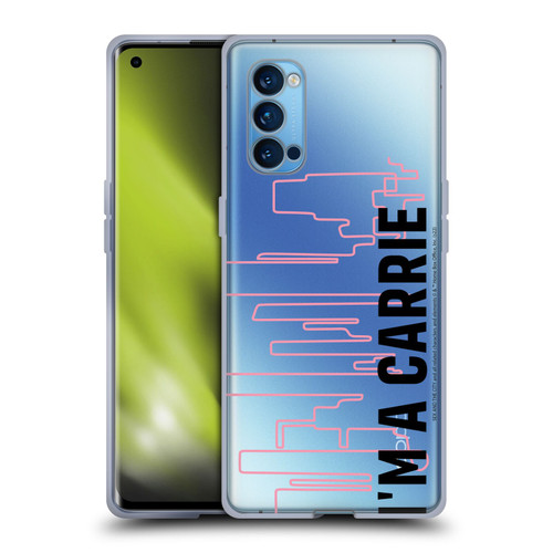Sex and The City: Television Series Characters Carrie Soft Gel Case for OPPO Reno 4 Pro 5G