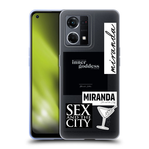Sex and The City: Television Series Characters Inner Goddess Miranda Soft Gel Case for OPPO Reno8 4G