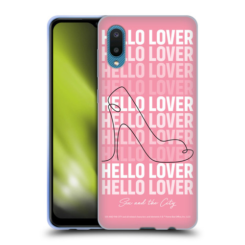 Sex and The City: Television Series Characters Hello Lover Carrie Soft Gel Case for Samsung Galaxy A02/M02 (2021)