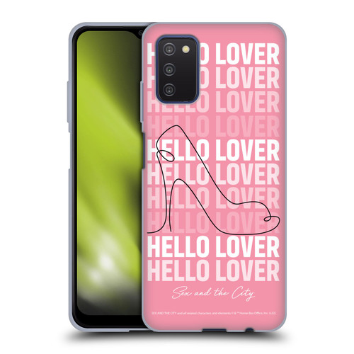 Sex and The City: Television Series Characters Hello Lover Carrie Soft Gel Case for Samsung Galaxy A03s (2021)