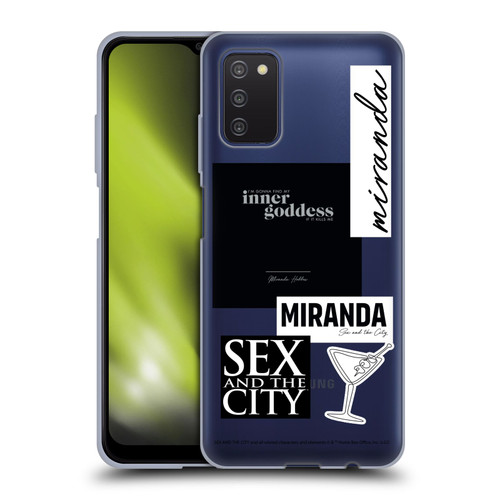 Sex and The City: Television Series Characters Inner Goddess Miranda Soft Gel Case for Samsung Galaxy A03s (2021)