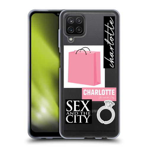 Sex and The City: Television Series Characters Shopping Bag Charlotte Soft Gel Case for Samsung Galaxy A12 (2020)