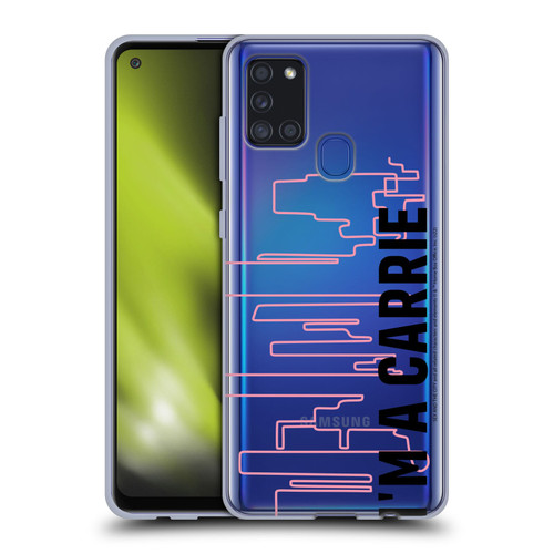 Sex and The City: Television Series Characters Carrie Soft Gel Case for Samsung Galaxy A21s (2020)