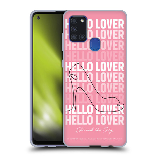 Sex and The City: Television Series Characters Hello Lover Carrie Soft Gel Case for Samsung Galaxy A21s (2020)