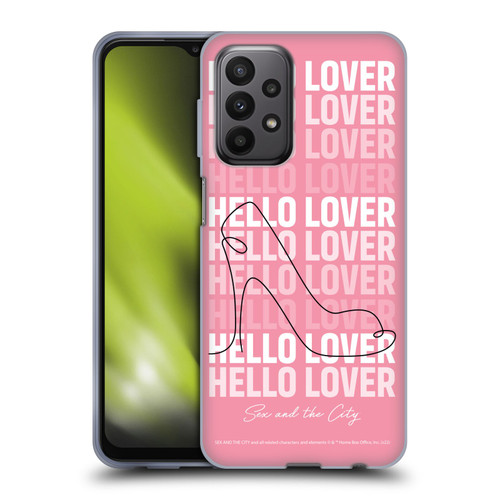 Sex and The City: Television Series Characters Hello Lover Carrie Soft Gel Case for Samsung Galaxy A23 / 5G (2022)