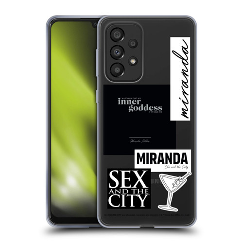 Sex and The City: Television Series Characters Inner Goddess Miranda Soft Gel Case for Samsung Galaxy A33 5G (2022)