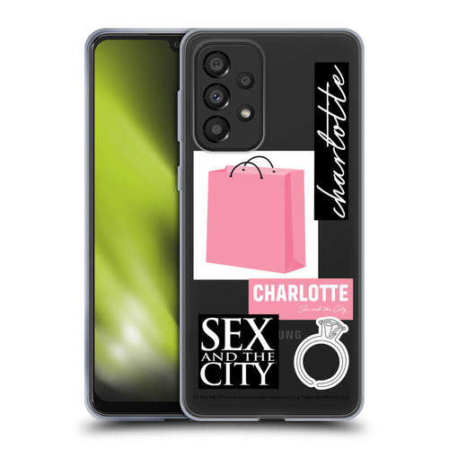 Sex and The City: Television Series Characters Shopping Bag Charlotte Soft Gel Case for Samsung Galaxy A33 5G (2022)