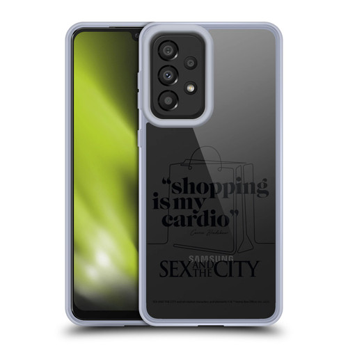 Sex and The City: Television Series Characters Shopping Cardio Carrie Soft Gel Case for Samsung Galaxy A33 5G (2022)
