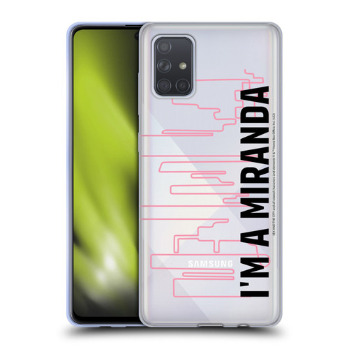 Sex and The City: Television Series Characters Miranda Soft Gel Case for Samsung Galaxy A71 (2019)