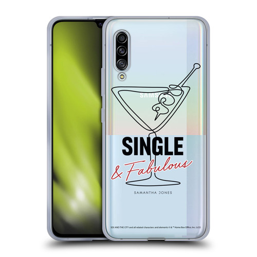 Sex and The City: Television Series Characters Single And Fabulous Samantha Soft Gel Case for Samsung Galaxy A90 5G (2019)