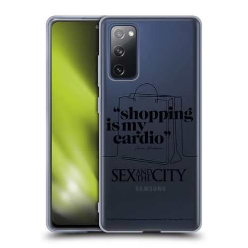 Sex and The City: Television Series Characters Shopping Cardio Carrie Soft Gel Case for Samsung Galaxy S20 FE / 5G