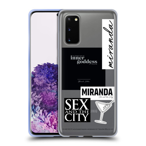 Sex and The City: Television Series Characters Inner Goddess Miranda Soft Gel Case for Samsung Galaxy S20 / S20 5G