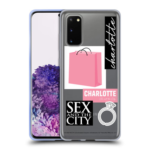 Sex and The City: Television Series Characters Shopping Bag Charlotte Soft Gel Case for Samsung Galaxy S20 / S20 5G