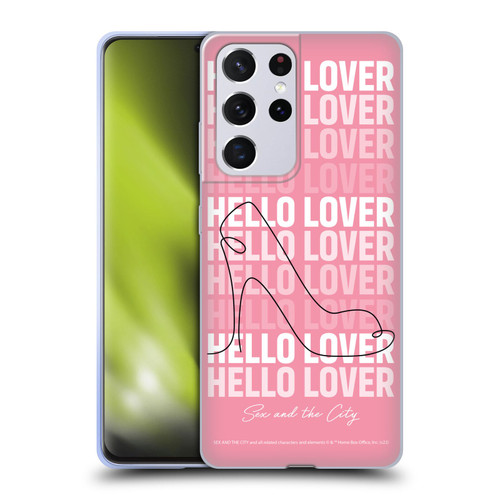Sex and The City: Television Series Characters Hello Lover Carrie Soft Gel Case for Samsung Galaxy S21 Ultra 5G